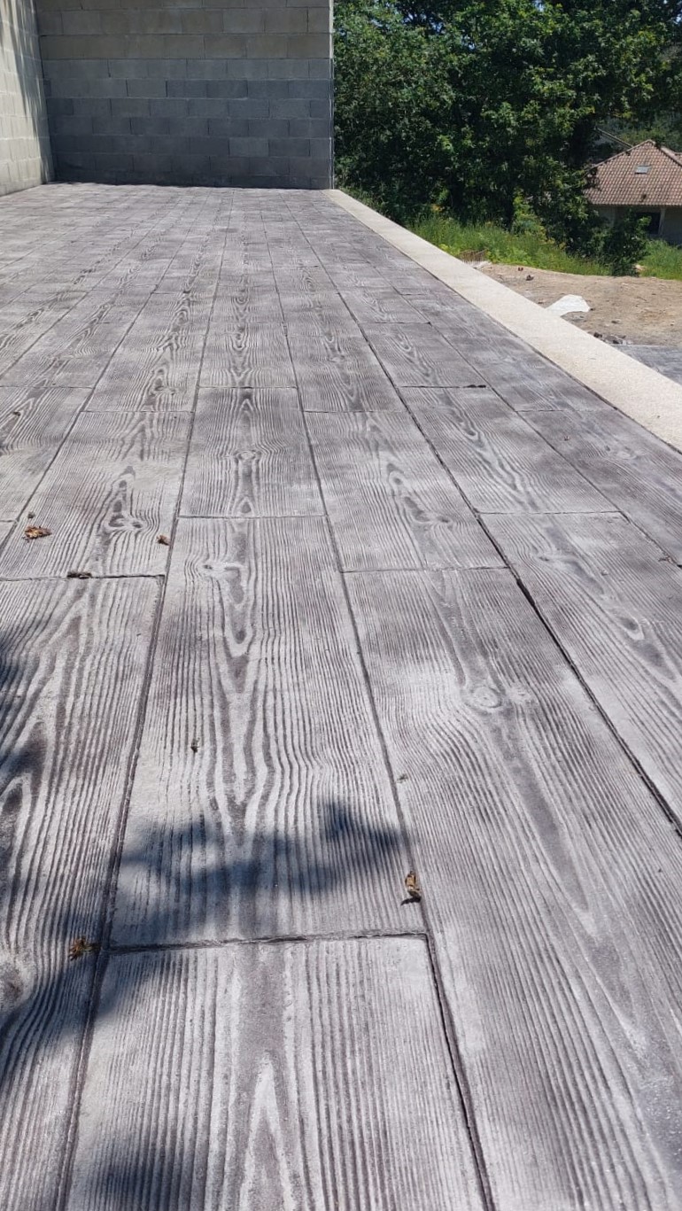 Exterior imitación piedra