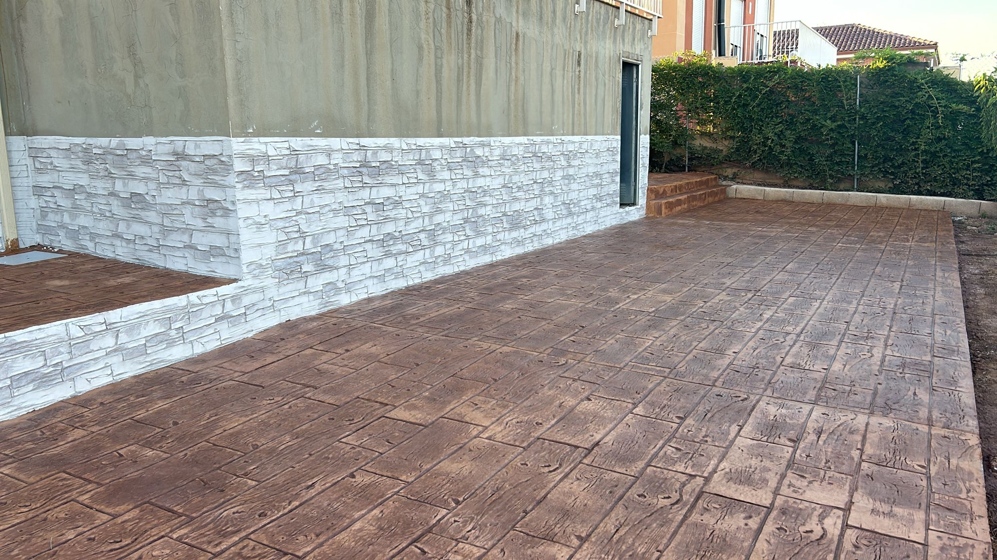 Hormigón impreso ImpresoPav en El Casar, Guadalajara — proyecto 5