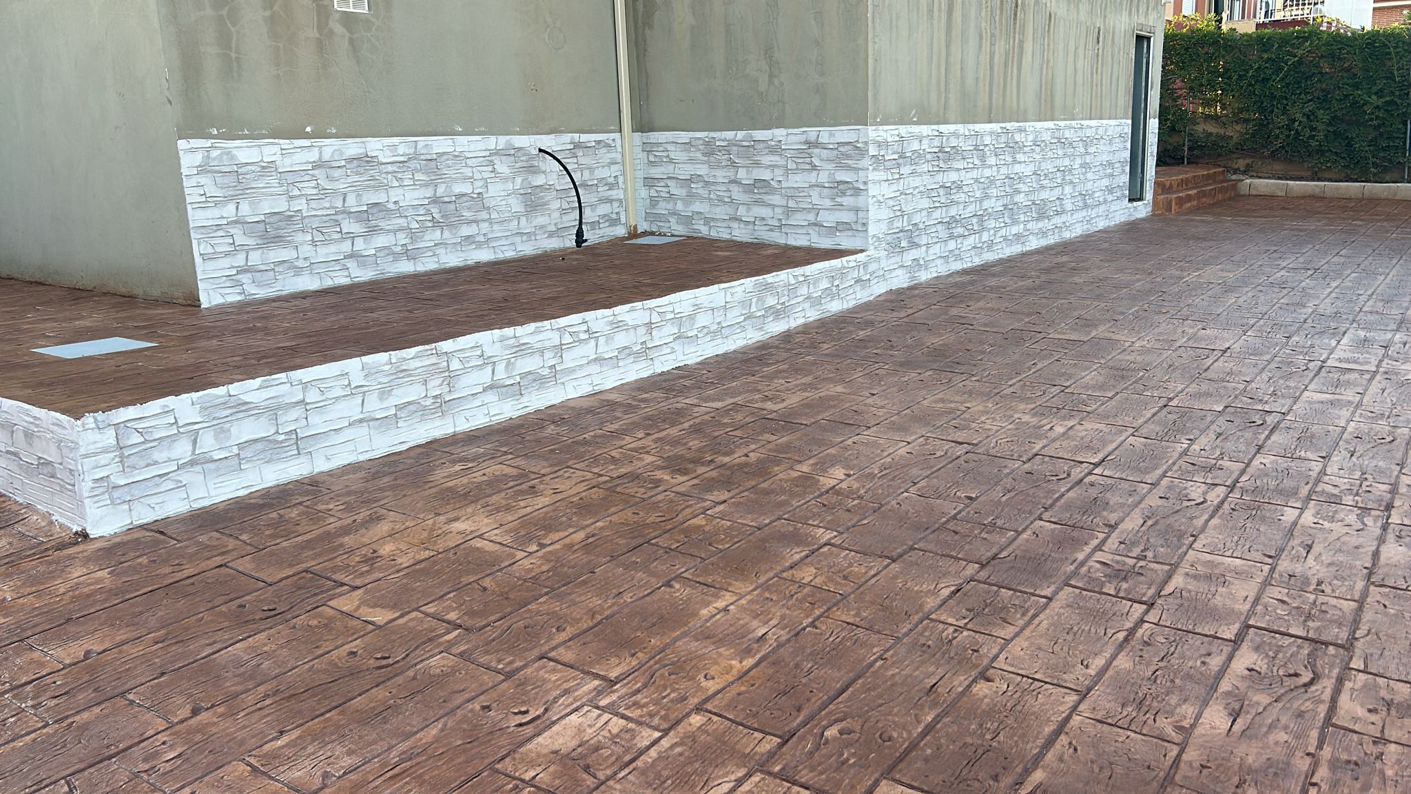 Hormigón impreso ImpresoPav en El Casar, Guadalajara — proyecto 7