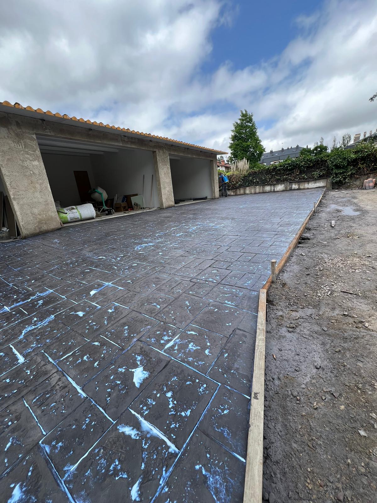 Hormigón impreso ImpresoPav en Vitoria — proyecto 11