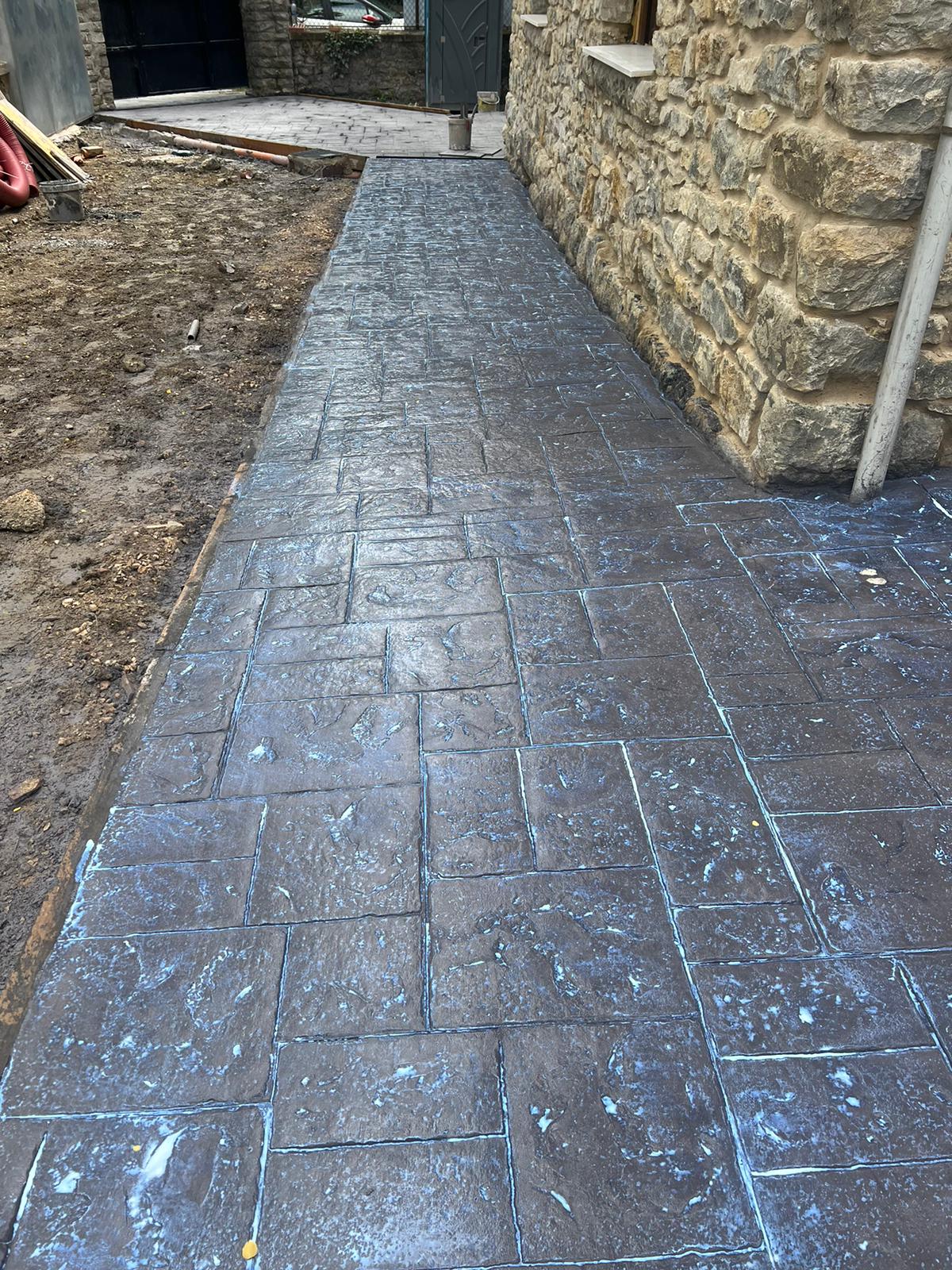 Hormigón impreso ImpresoPav en Vitoria — proyecto 2