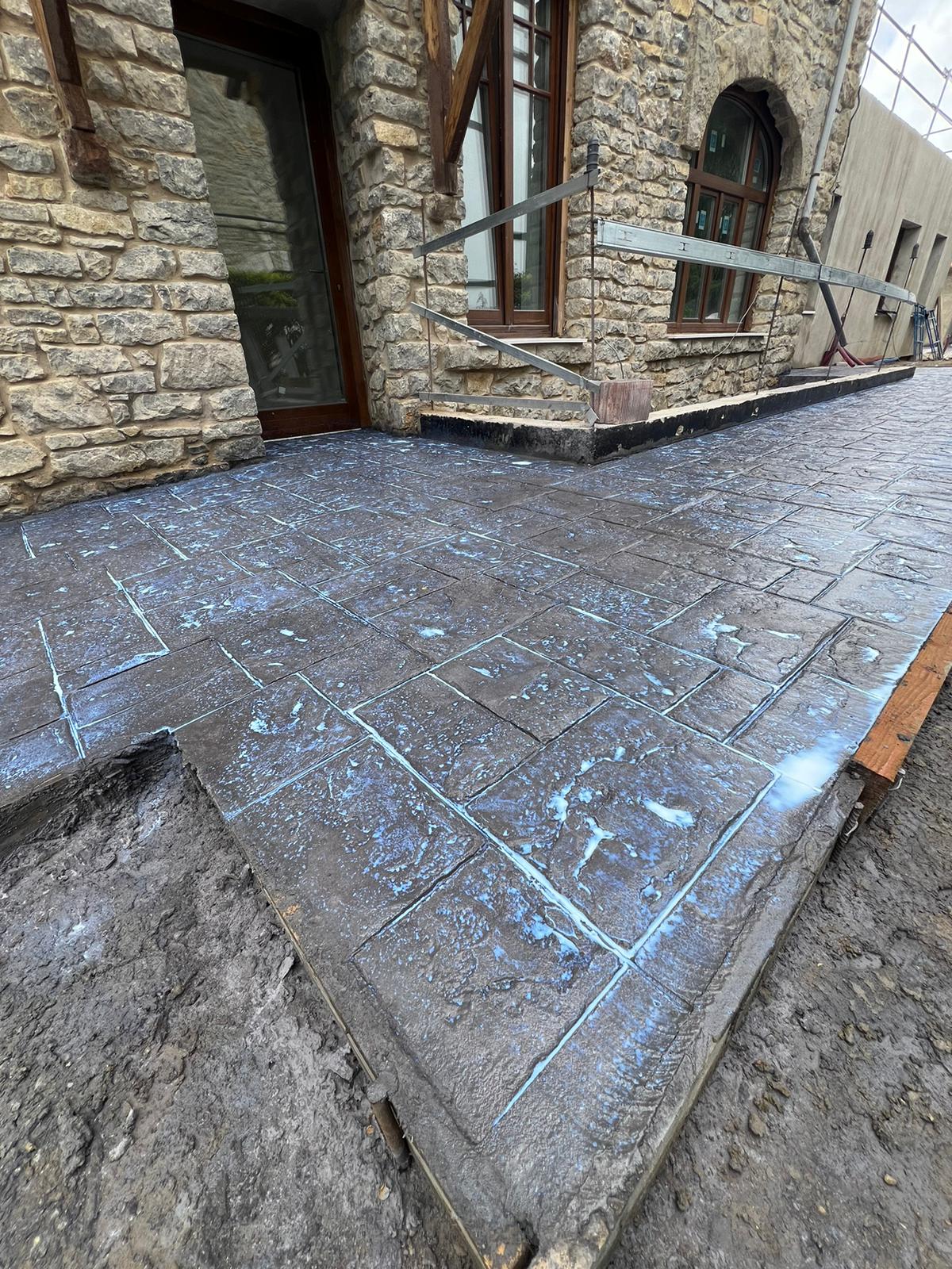 Hormigón impreso ImpresoPav en Vitoria — proyecto 7